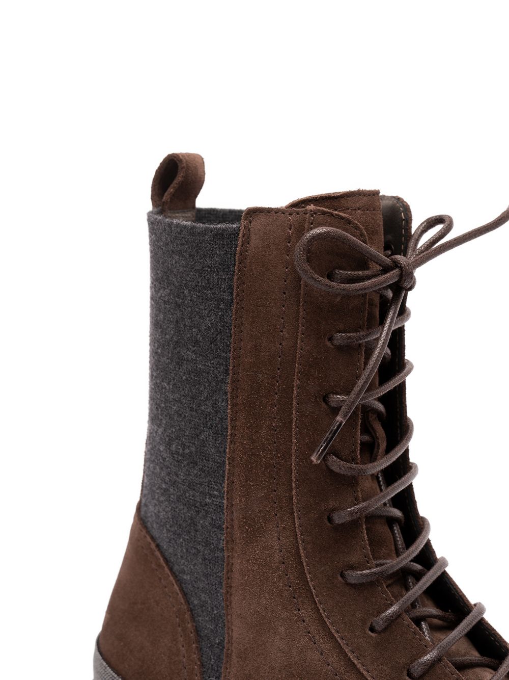 Brunello Cucinelli Women Leather Biker Boots