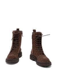 Brunello Cucinelli Women Leather Biker Boots