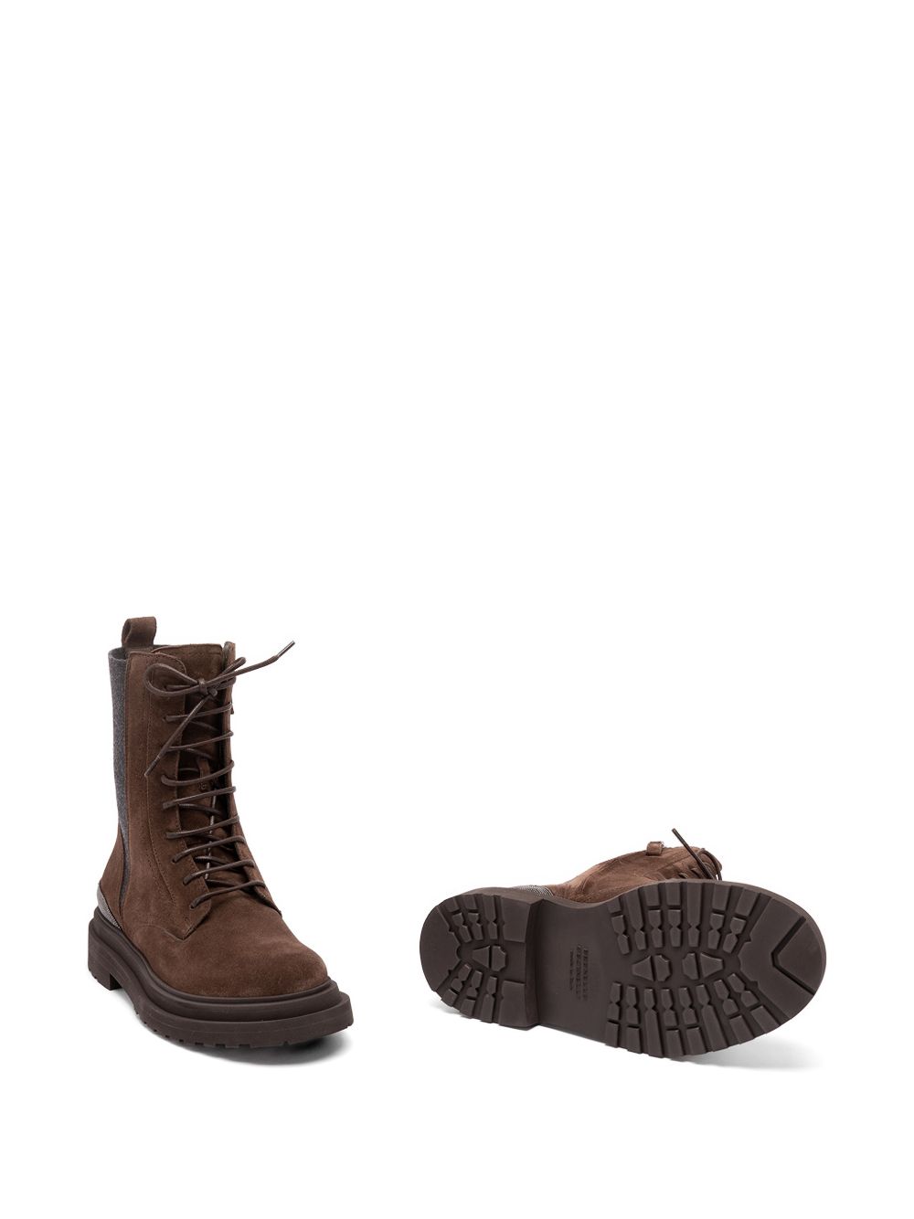 Brunello Cucinelli Women Leather Biker Boots