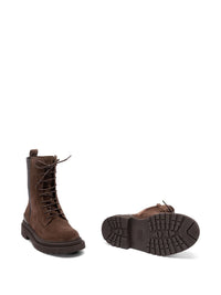 Brunello Cucinelli Women Leather Biker Boots
