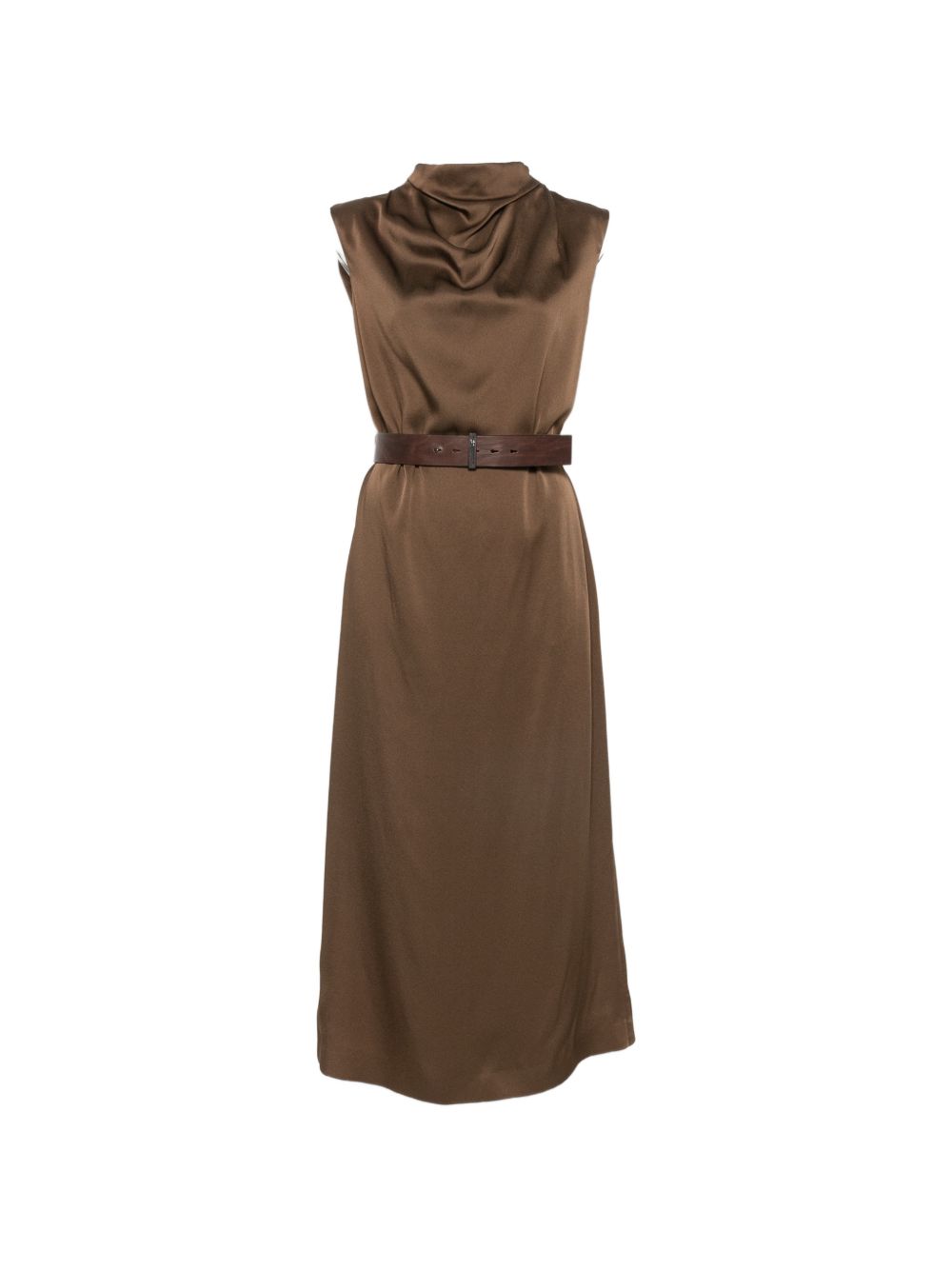 Brunello Cucinelli Women Belted Midi Dress