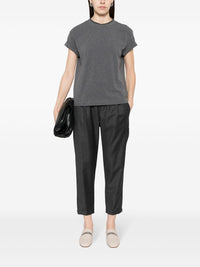 BRUNELLO CUCINELLI Brunello Cucinelli Women Monili Collar Cotton T-Shirt