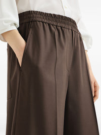BRUNELLO CUCINELLI Brunello Cucinelli Women Loose Fit Wool Trousers