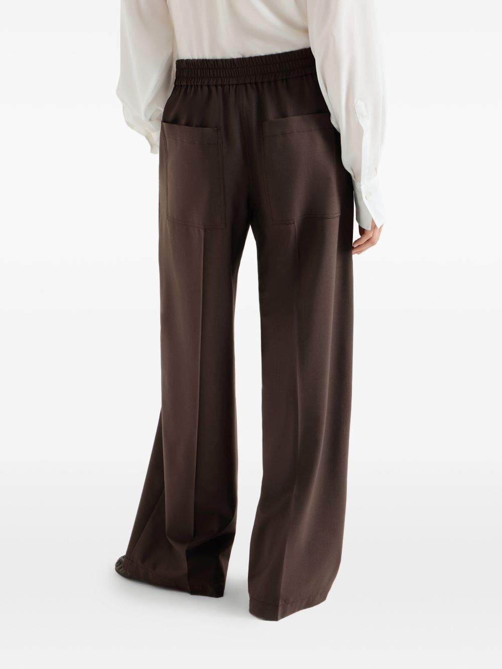 BRUNELLO CUCINELLI Brunello Cucinelli Women Loose Fit Wool Trousers