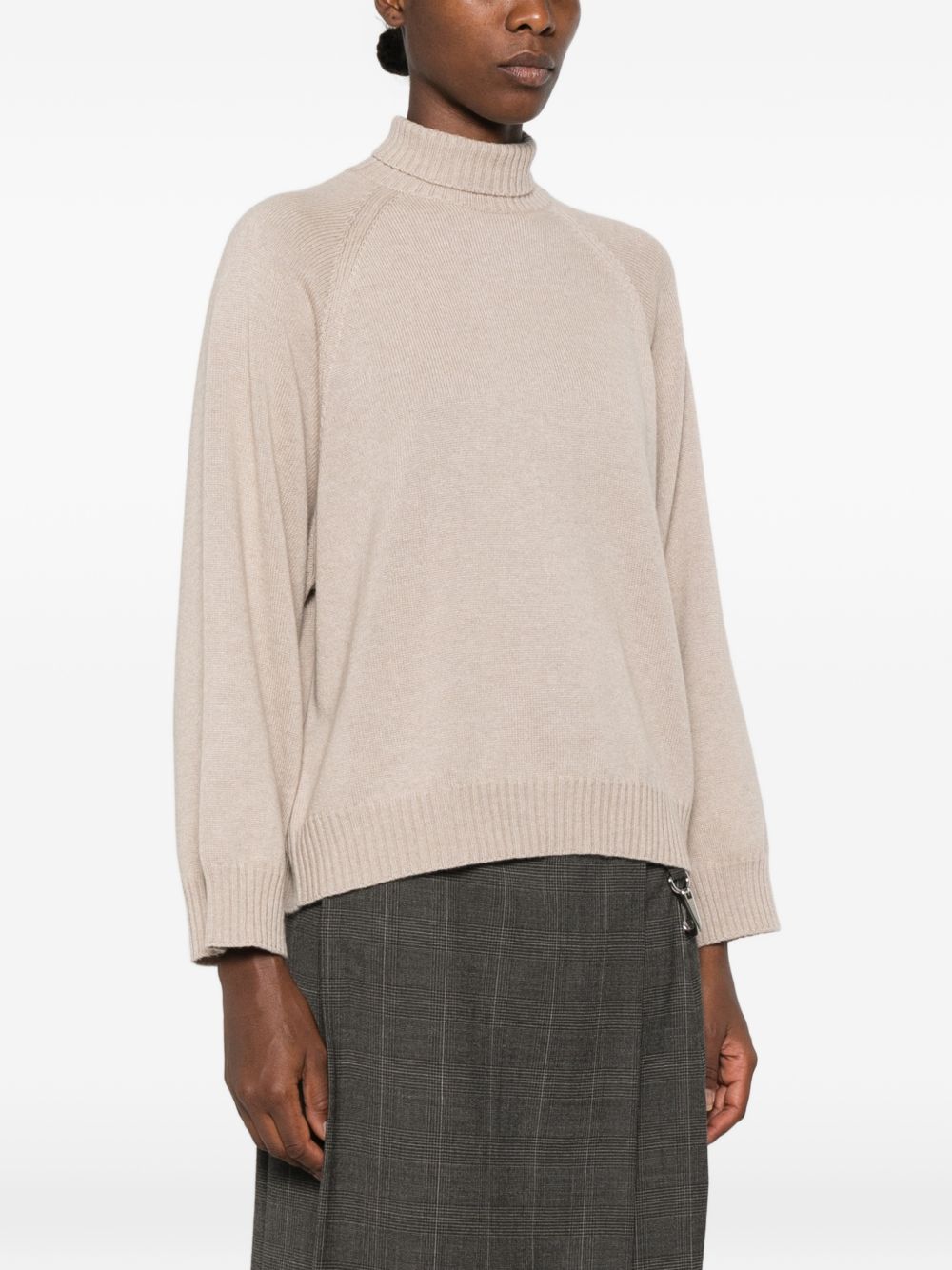 Brunello Cucinelli Women Cashmere Turtle-Neck Sweater