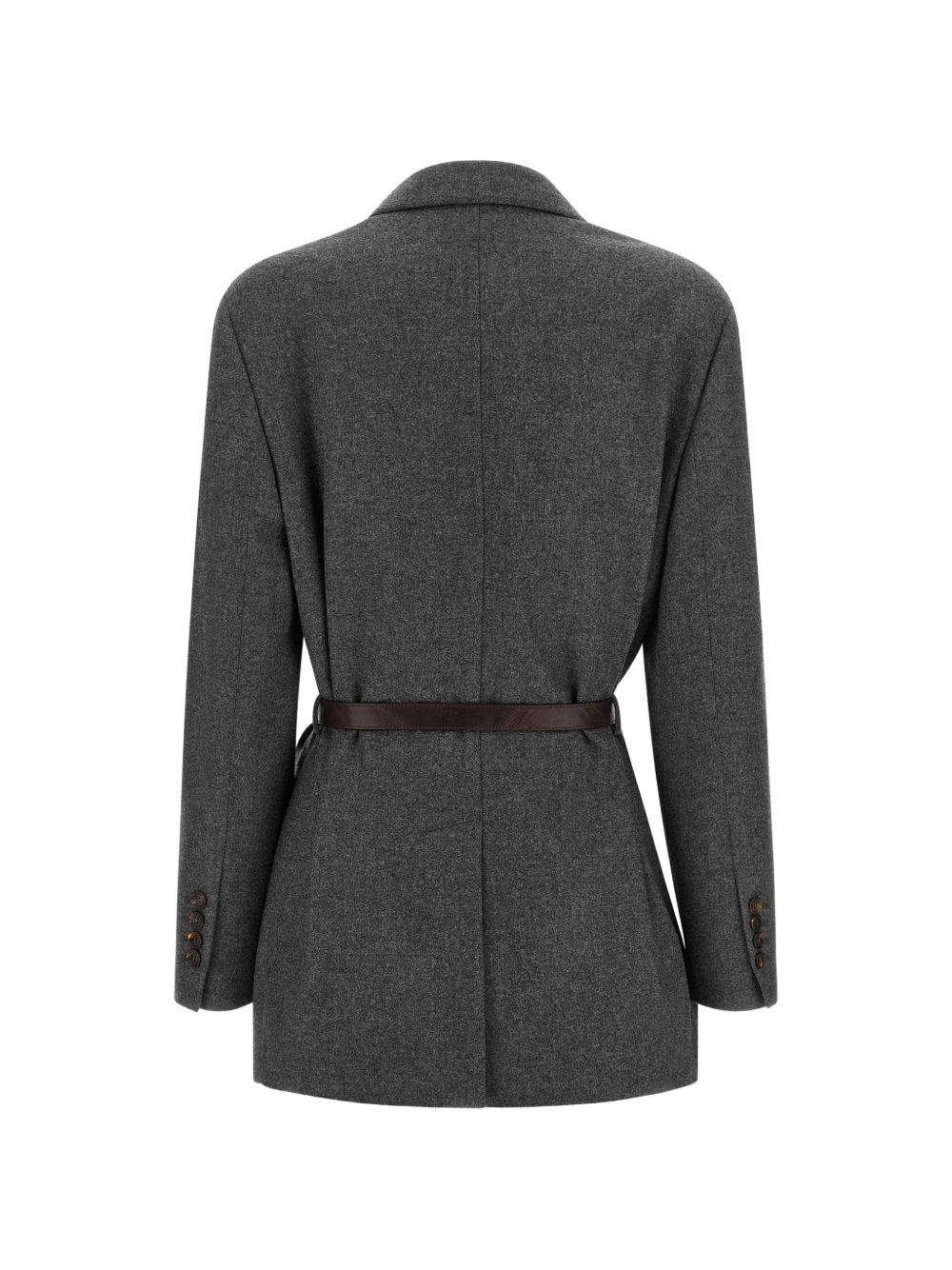 BRUNELLO CUCINELLI Brunello Cucinelli Women Wool Single-Breasted Blazer Jacket