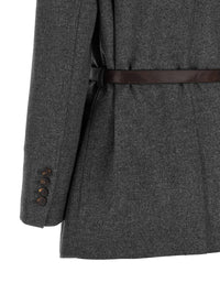 BRUNELLO CUCINELLI Brunello Cucinelli Women Wool Single-Breasted Blazer Jacket