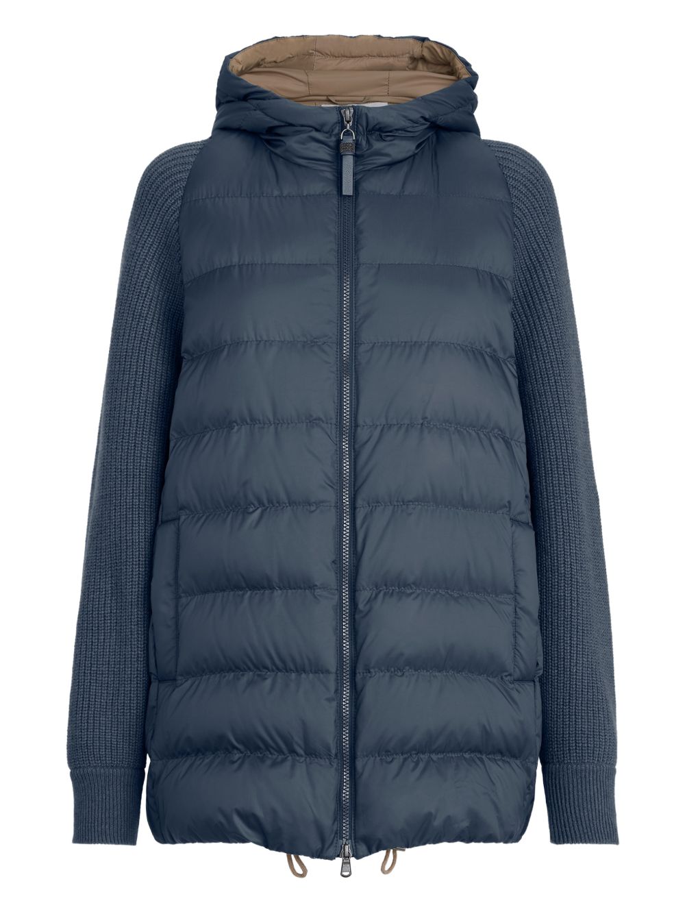 Brunello Cucinelli Women Nylon Midi Down Jacket