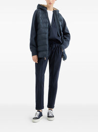Brunello Cucinelli Women Nylon Midi Down Jacket