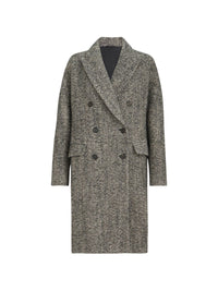 Brunello Cucinelli Women Wool Double-Breasted Coat