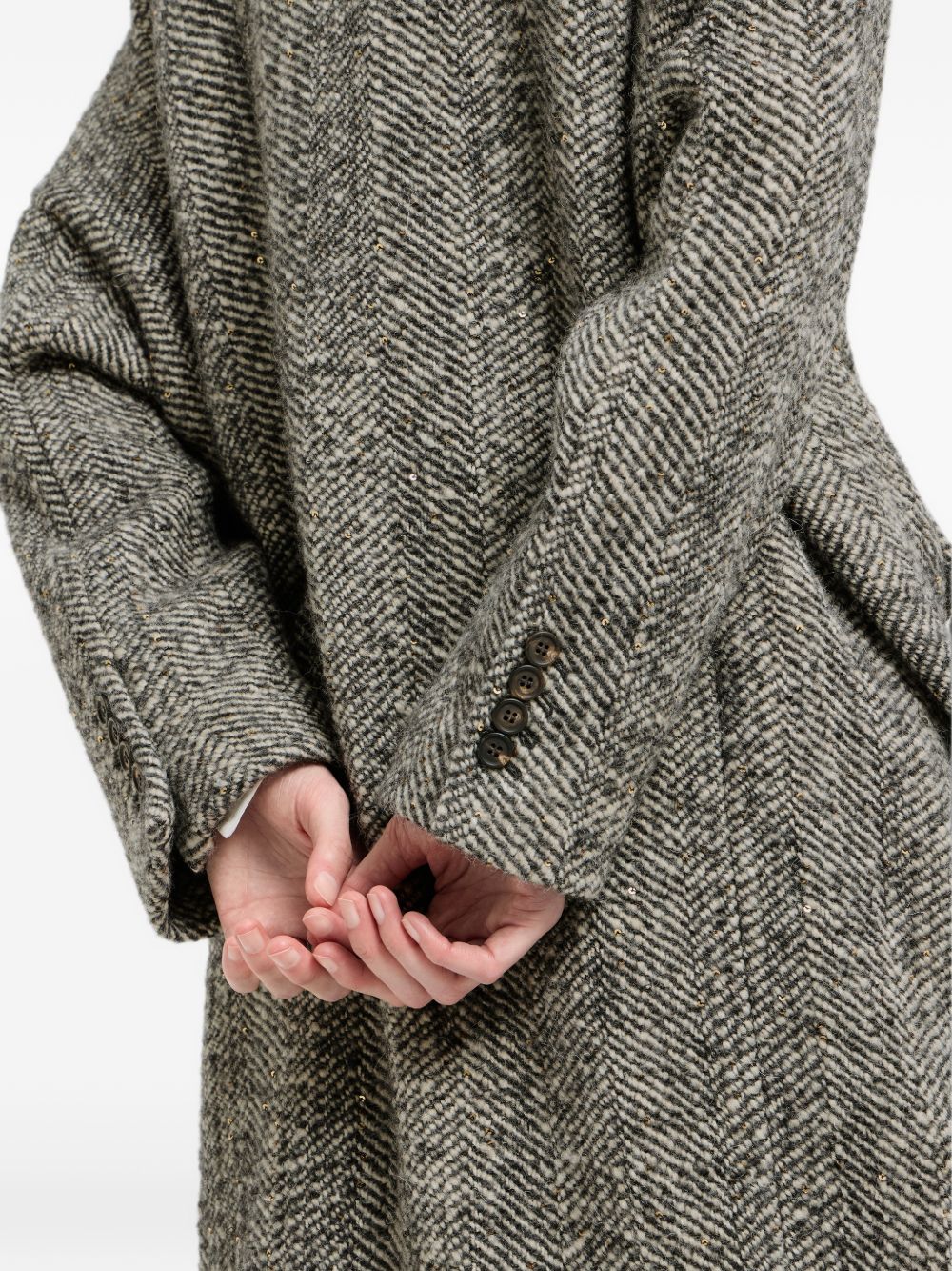 Brunello Cucinelli Women Wool Double-Breasted Coat