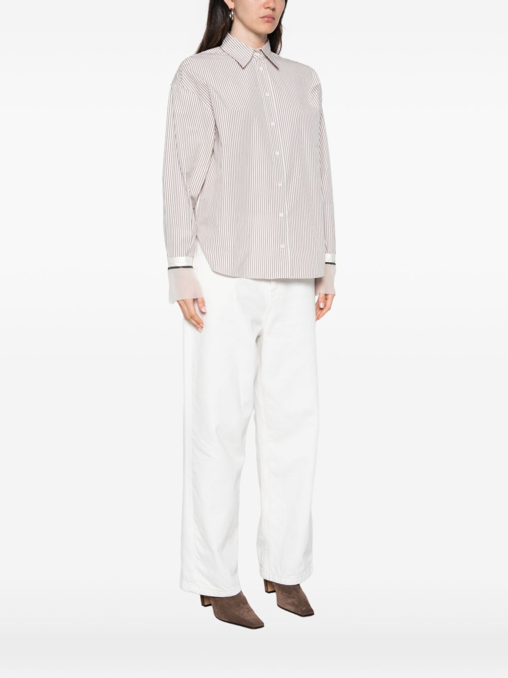Brunello Cucinelli Women Cotton Shirt