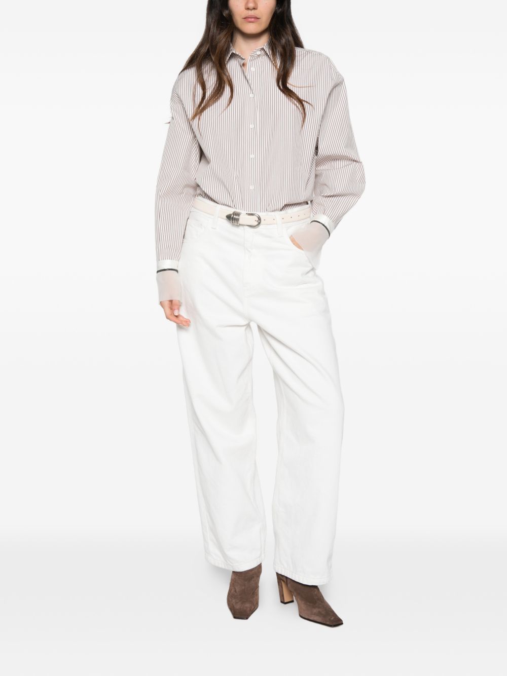 Brunello Cucinelli Women Cotton Shirt