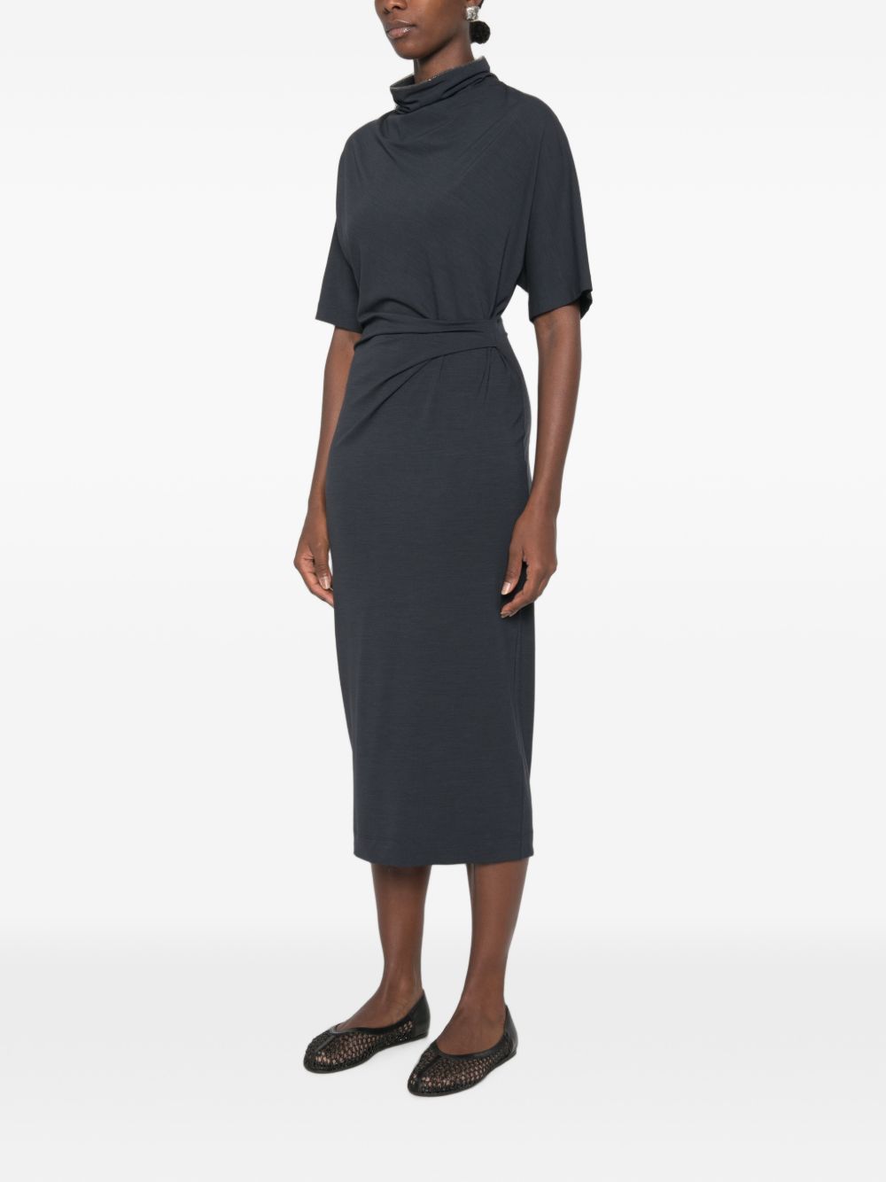 Brunello Cucinelli Women Wool Blend Long Dress