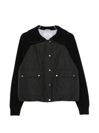 BRUNELLO CUCINELLI Brunello Cucinelli Women Taffeta And Wool Knit Down Jacket