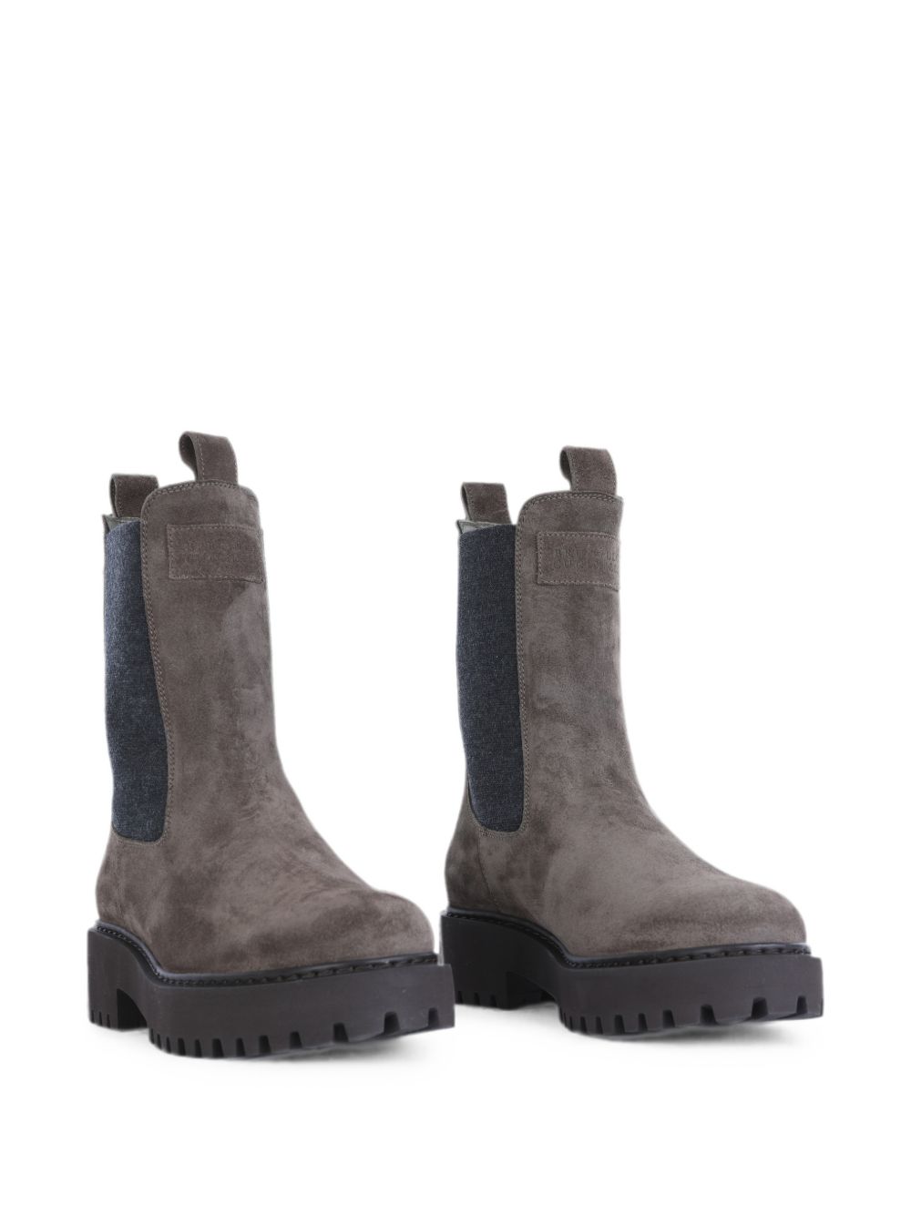 Brunello Cucinelli Women Suede Leather Ankle Boots
