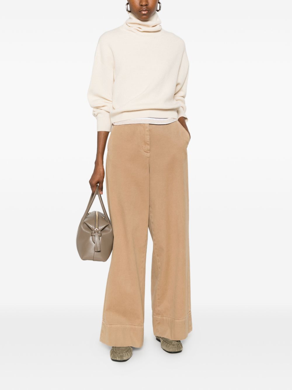 Brunello Cucinelli Women Cashmere And Wool Turtleneck Sweater