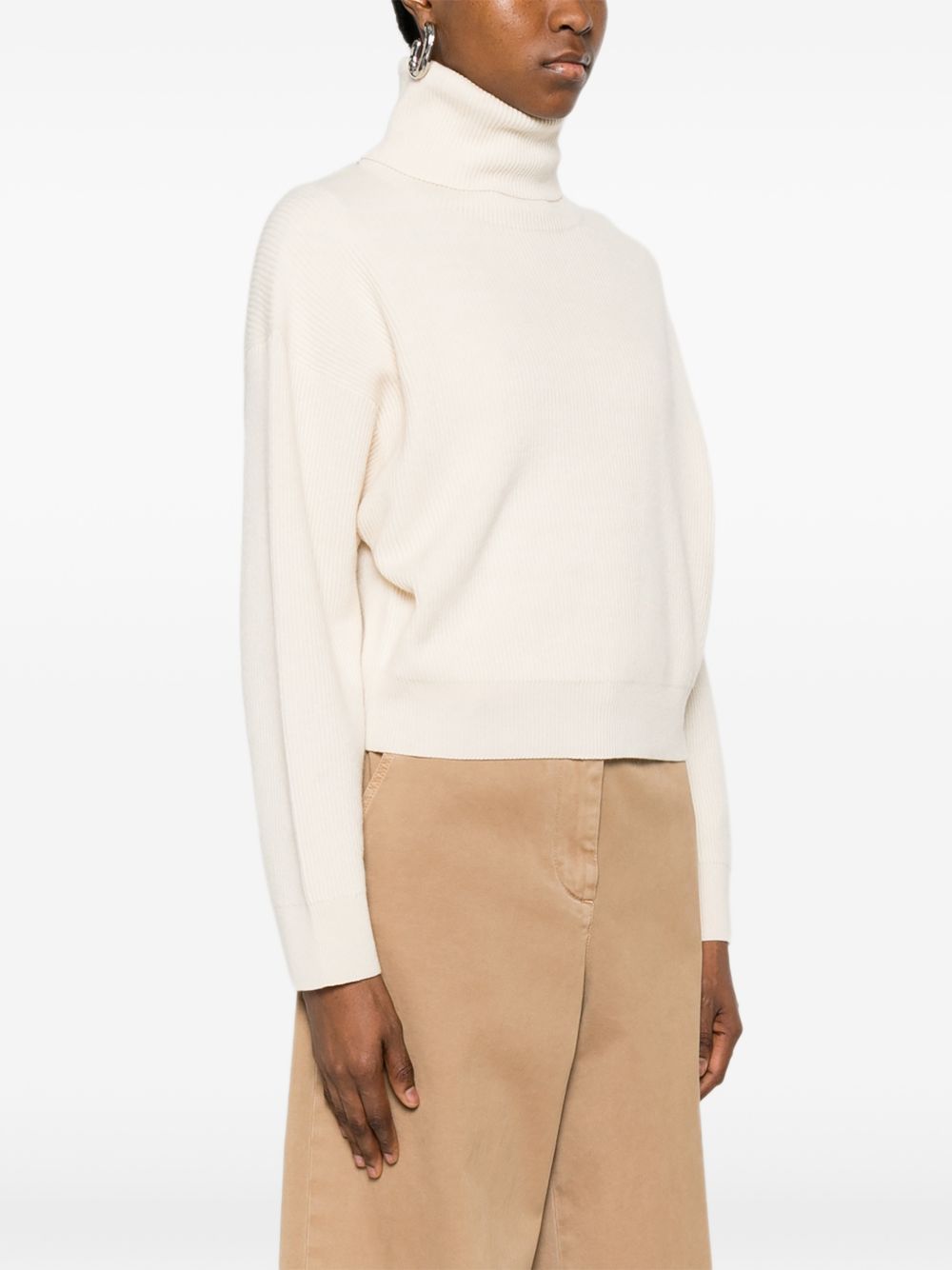 Brunello Cucinelli Women Cashmere And Wool Turtleneck Sweater