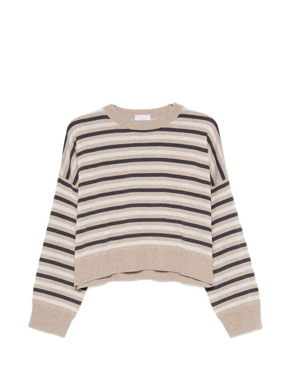 BRUNELLO CUCINELLI Brunello Cucinelli Women Striped Cashmere Sweater