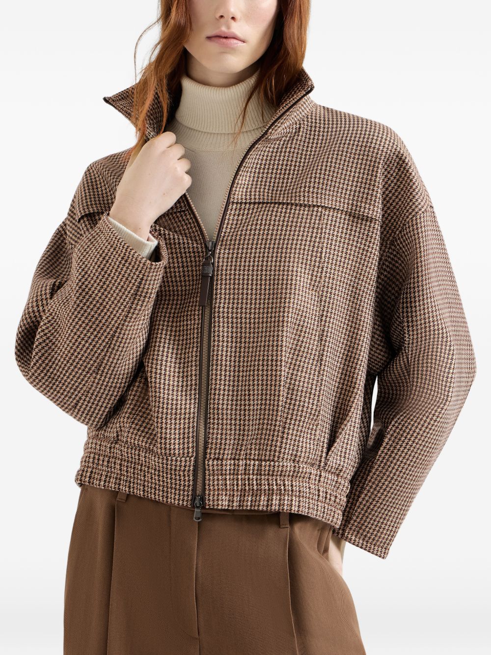 Brunello Cucinelli Women Wool Blouson Jacket