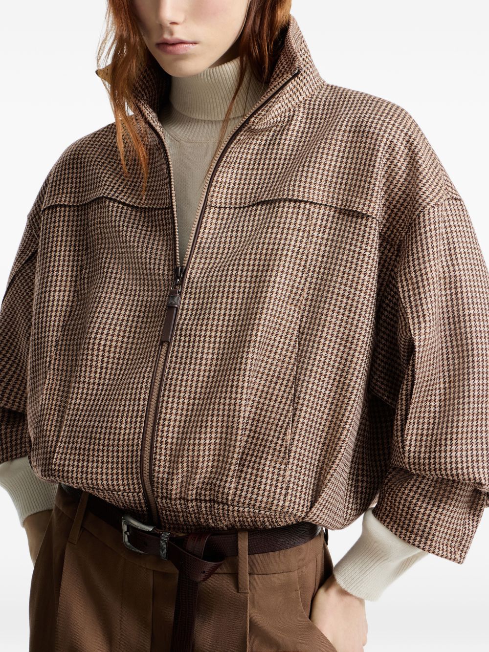Brunello Cucinelli Women Wool Blouson Jacket