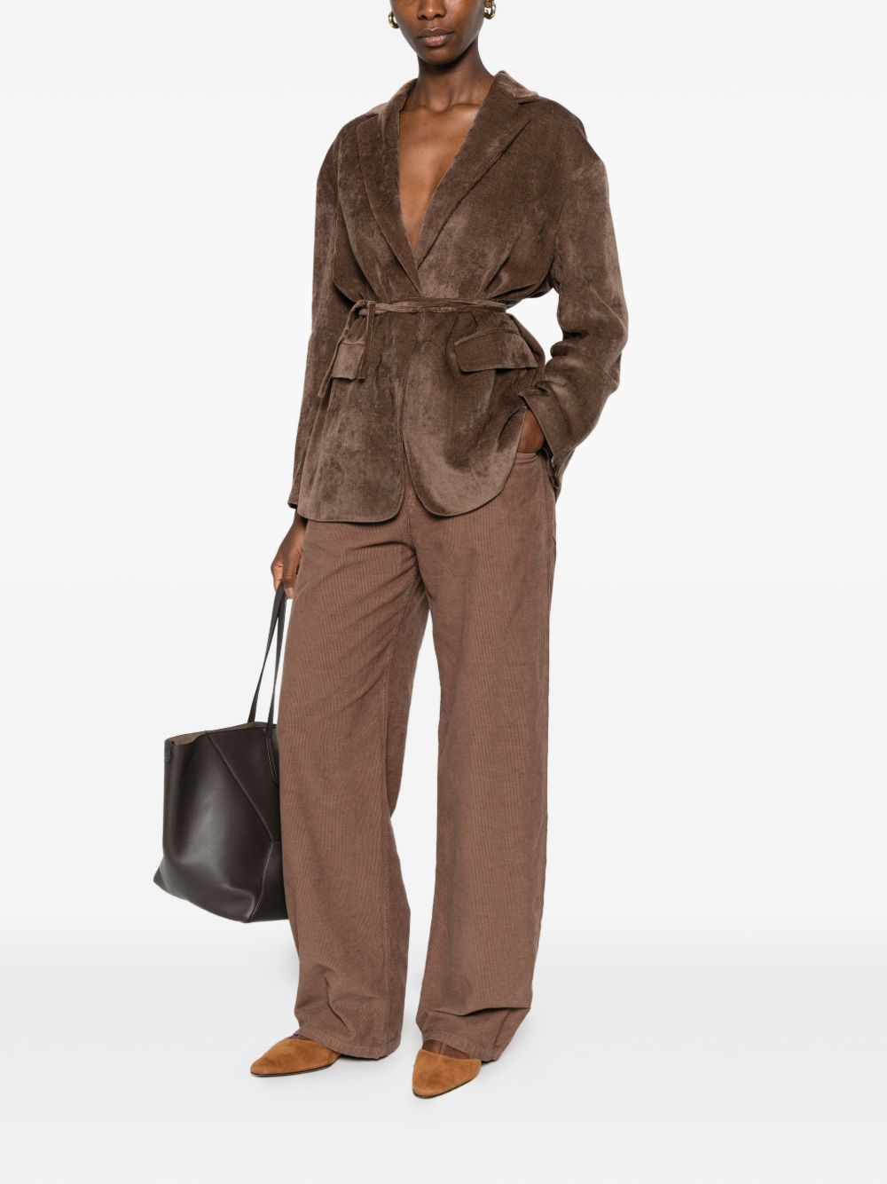 BRUNELLO CUCINELLI Brunello Cucinelli Women Velvet Belted Jacket