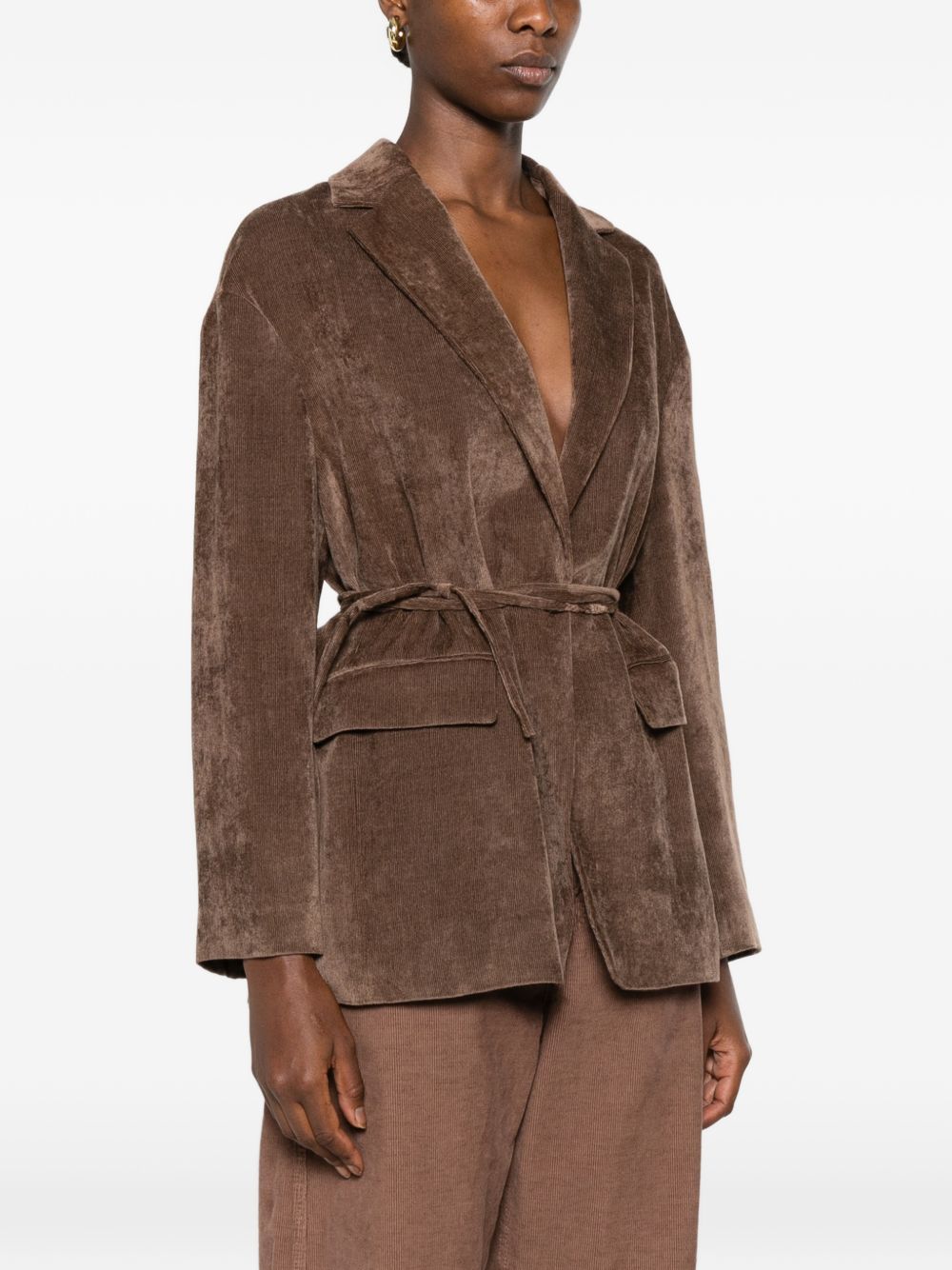 BRUNELLO CUCINELLI Brunello Cucinelli Women Velvet Belted Jacket
