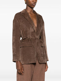BRUNELLO CUCINELLI Brunello Cucinelli Women Velvet Belted Jacket