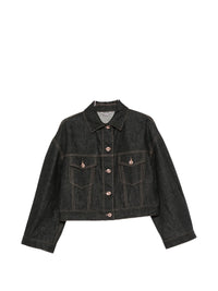 Brunello Cucinelli Women Denim Cotton Jacket