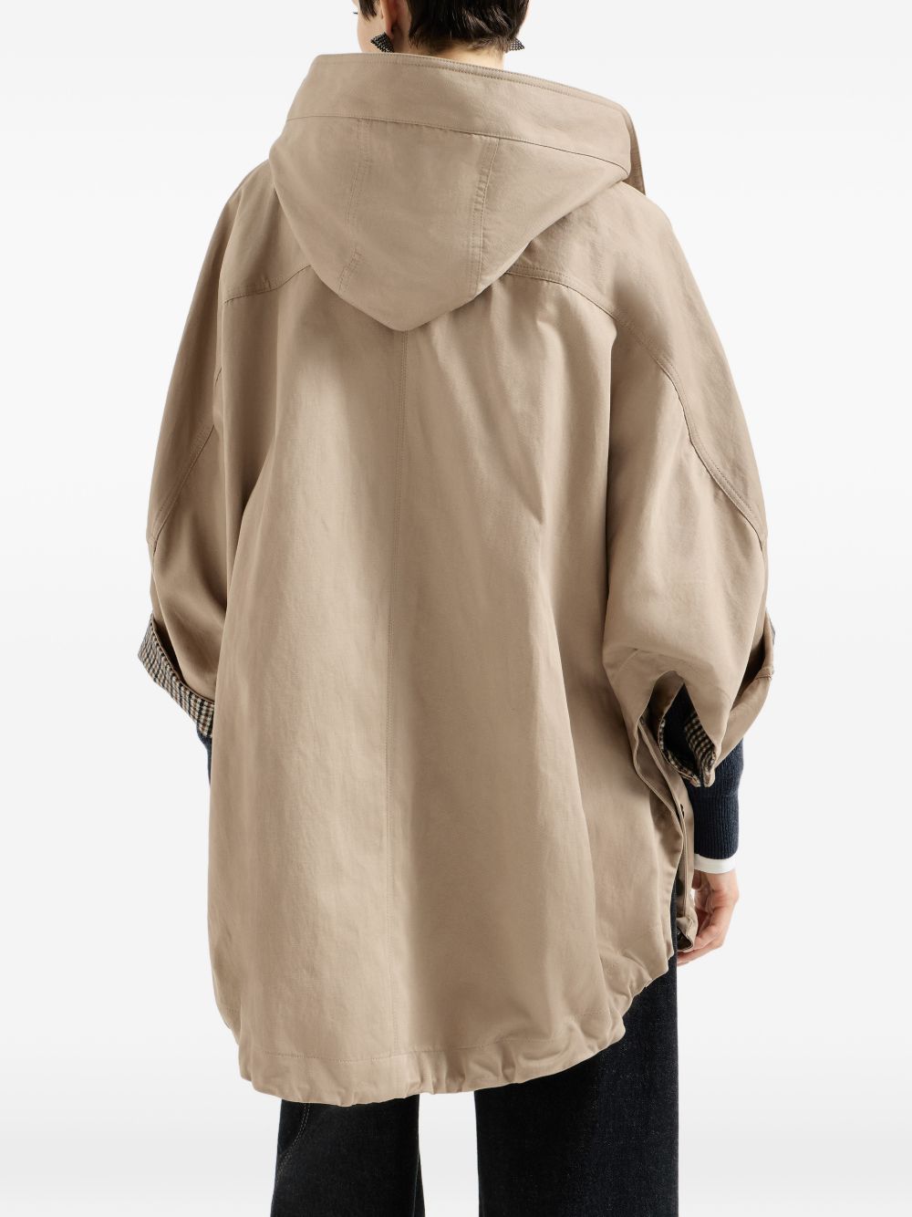 BRUNELLO CUCINELLI Brunello Cucinelli Women Cotton And Linen Blend Parka Coat