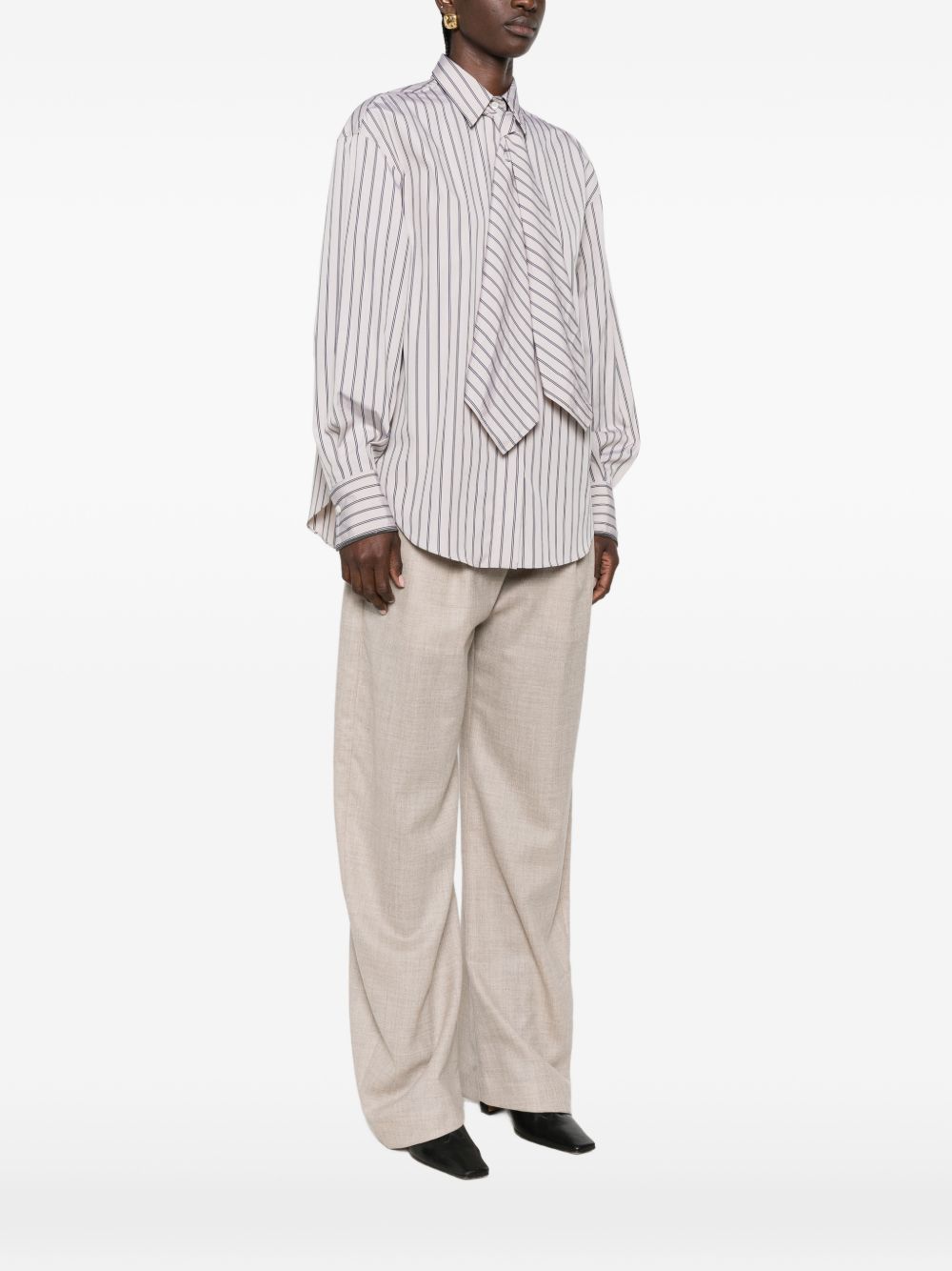 BRUNELLO CUCINELLI Brunello Cucinelli Women Striped Cotton Shirt