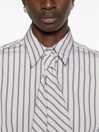 BRUNELLO CUCINELLI Brunello Cucinelli Women Striped Cotton Shirt