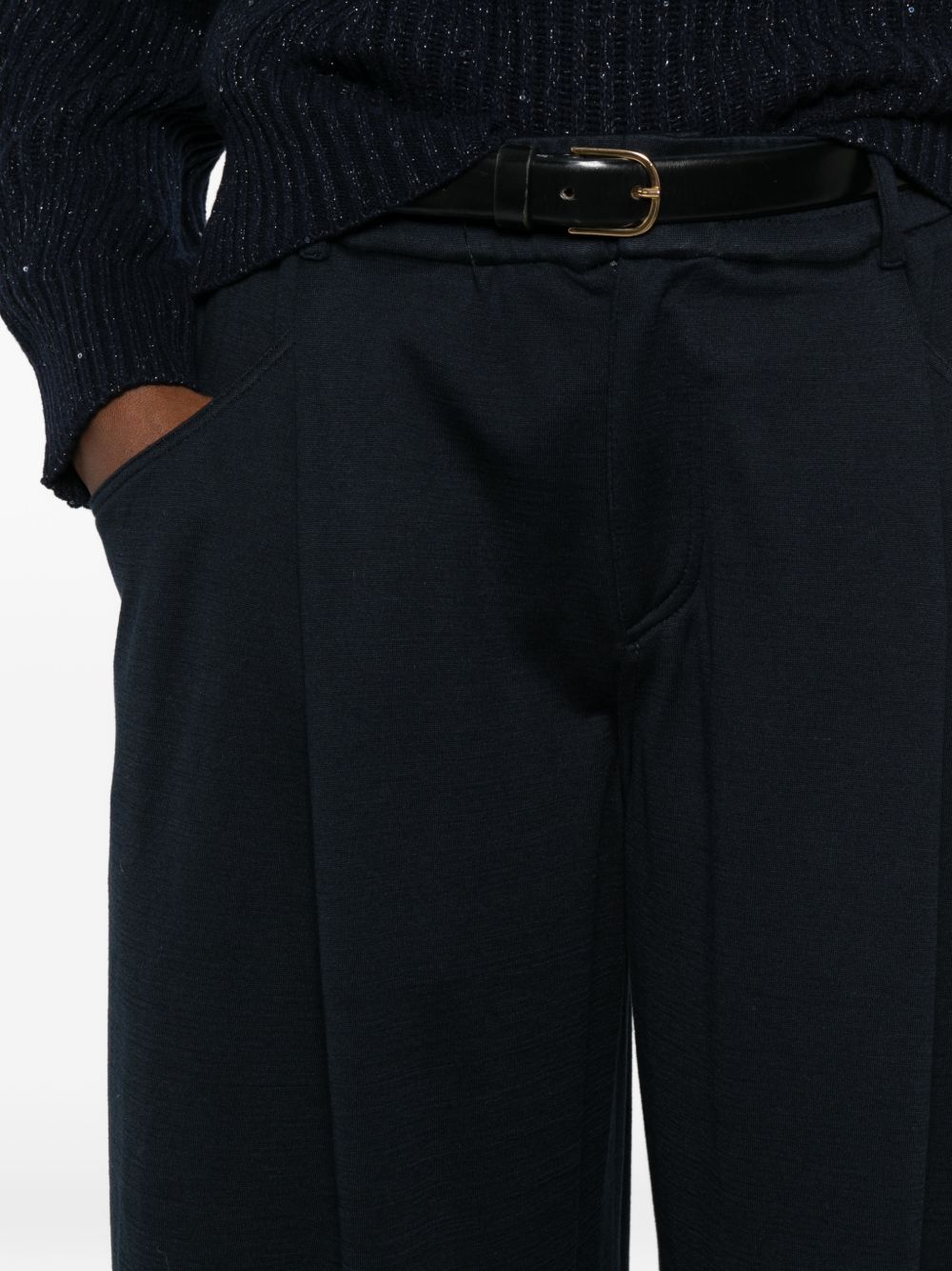 BRUNELLO CUCINELLI Brunello Cucinelli Women Cotton And Silk Blend Trousers