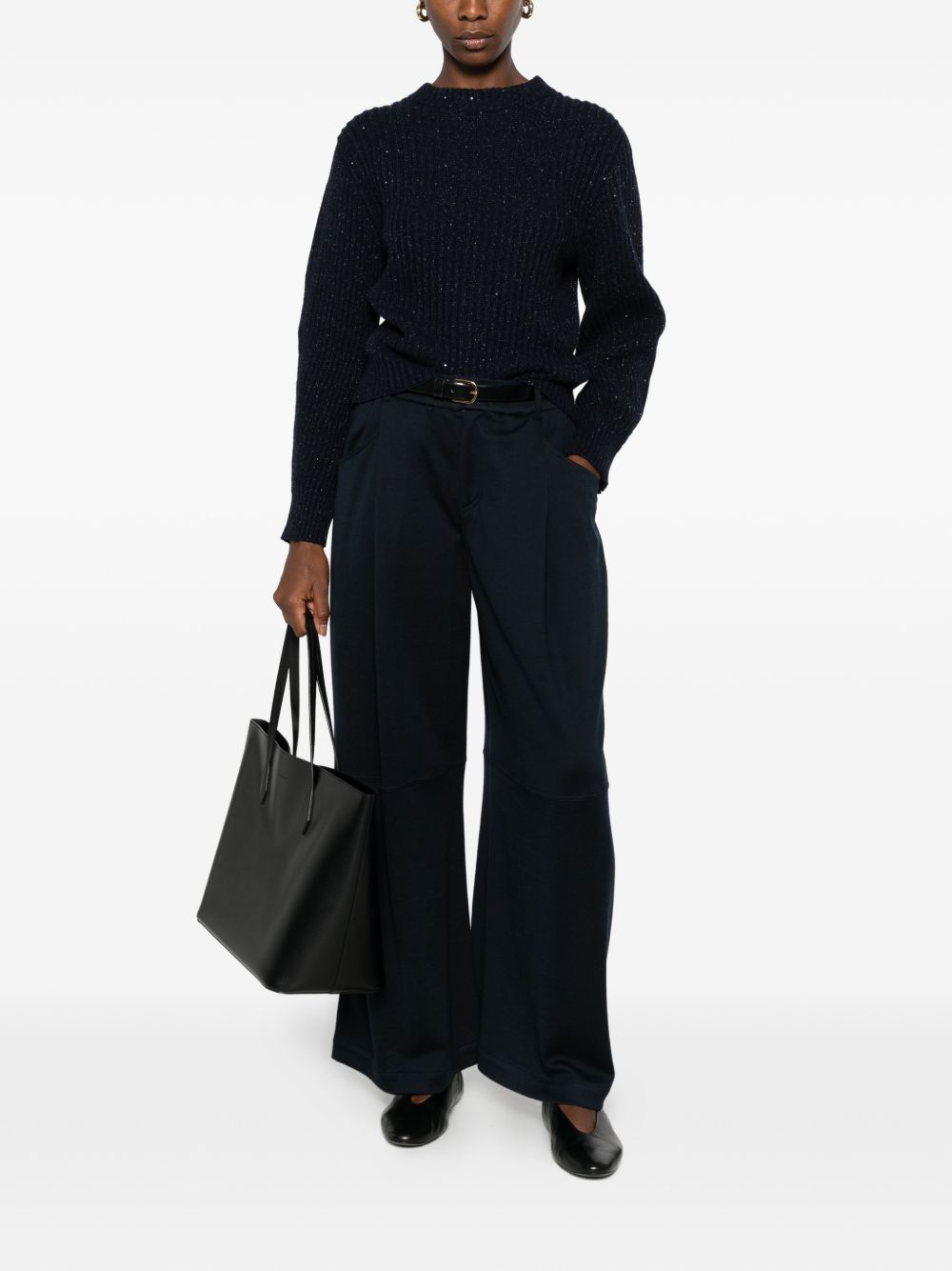 BRUNELLO CUCINELLI Brunello Cucinelli Women Cotton And Silk Blend Trousers
