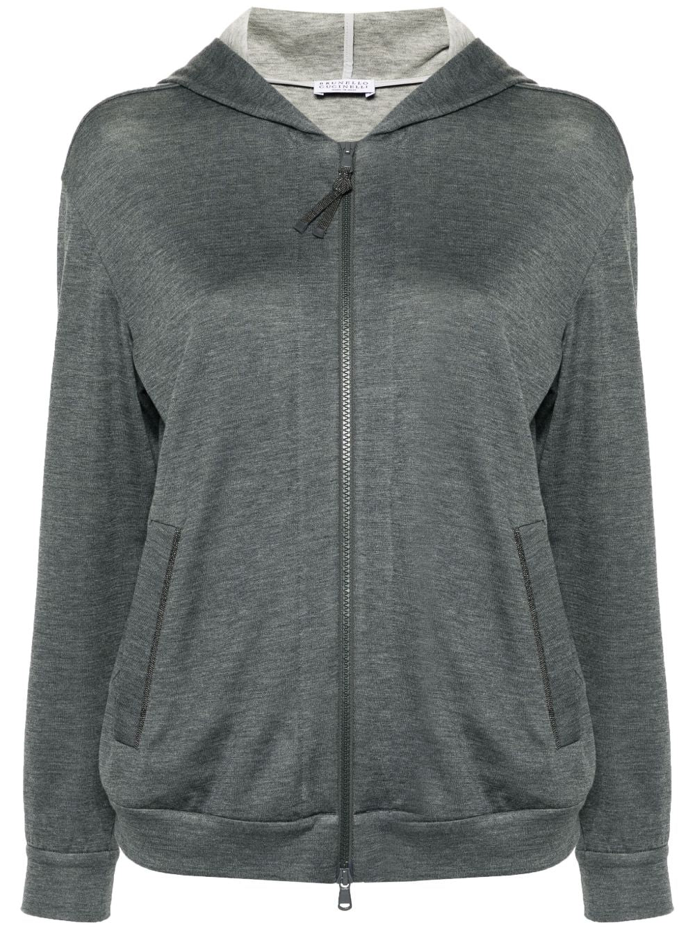 BRUNELLO CUCINELLI Brunello Cucinelli Women Cotton And Silk Hooded Cardigan