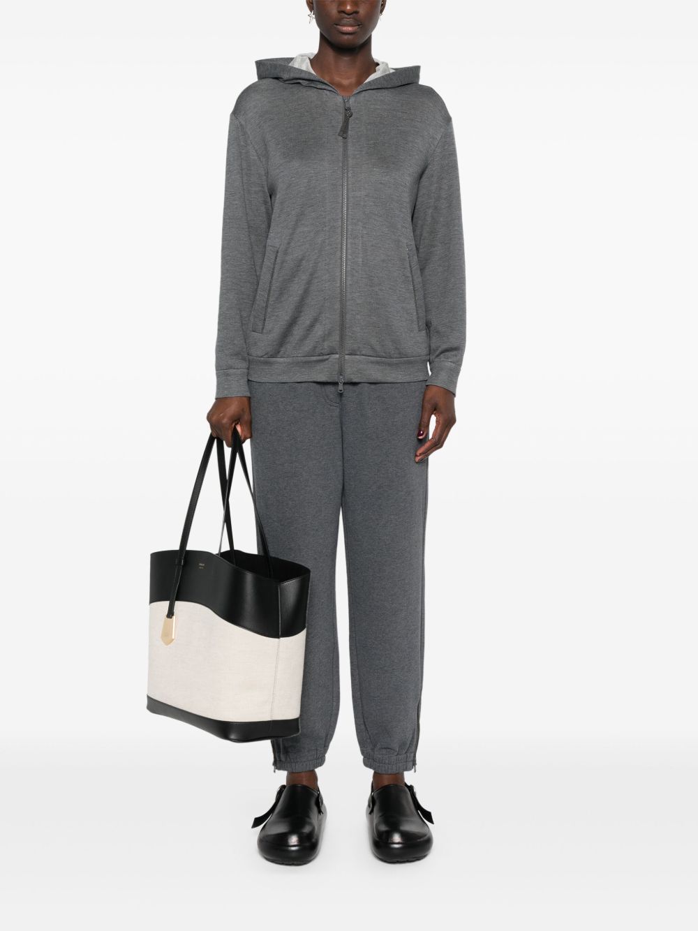 BRUNELLO CUCINELLI Brunello Cucinelli Women Cotton And Silk Hooded Cardigan