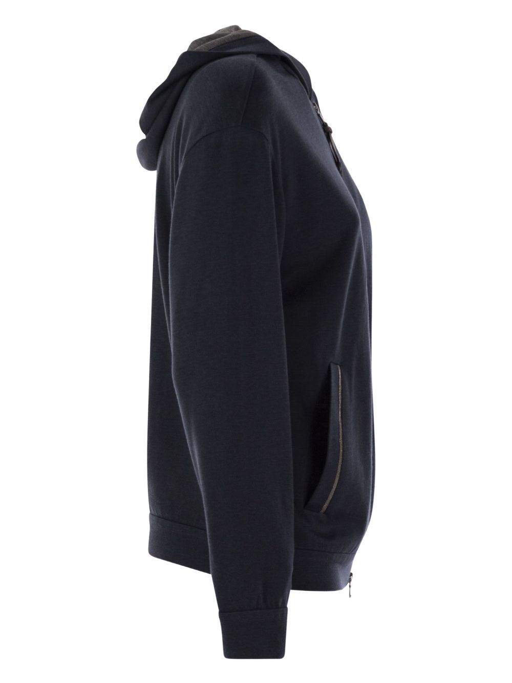 BRUNELLO CUCINELLI Brunello Cucinelli Women Cotton And Silk Hooded Cardigan