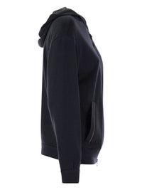 BRUNELLO CUCINELLI Brunello Cucinelli Women Cotton And Silk Hooded Cardigan