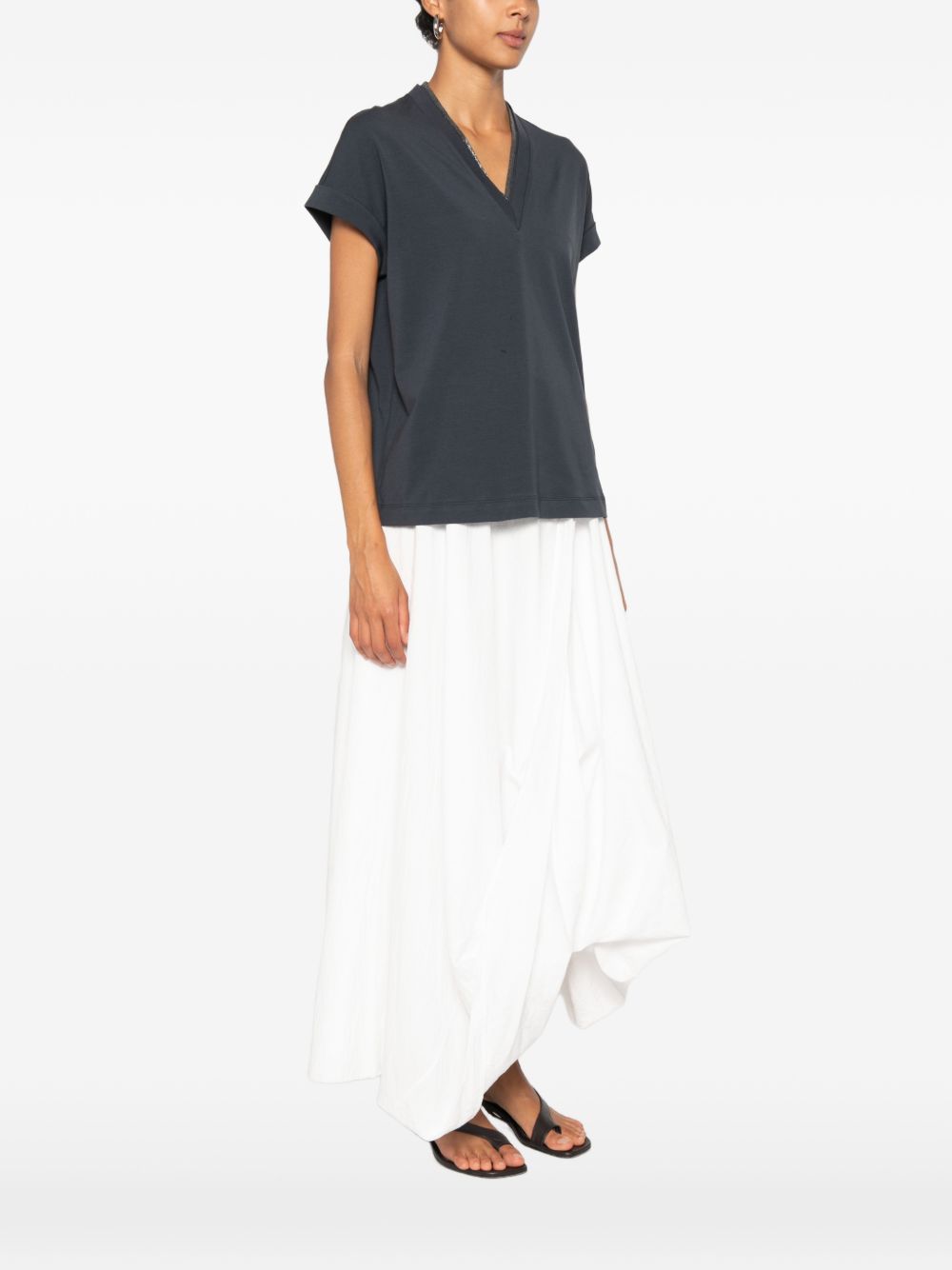 BRUNELLO CUCINELLI Brunello Cucinelli Women Cotton T-Shirt