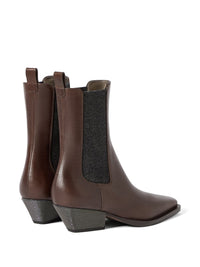 Brunello Cucinelli Women Leather Ankle Boots