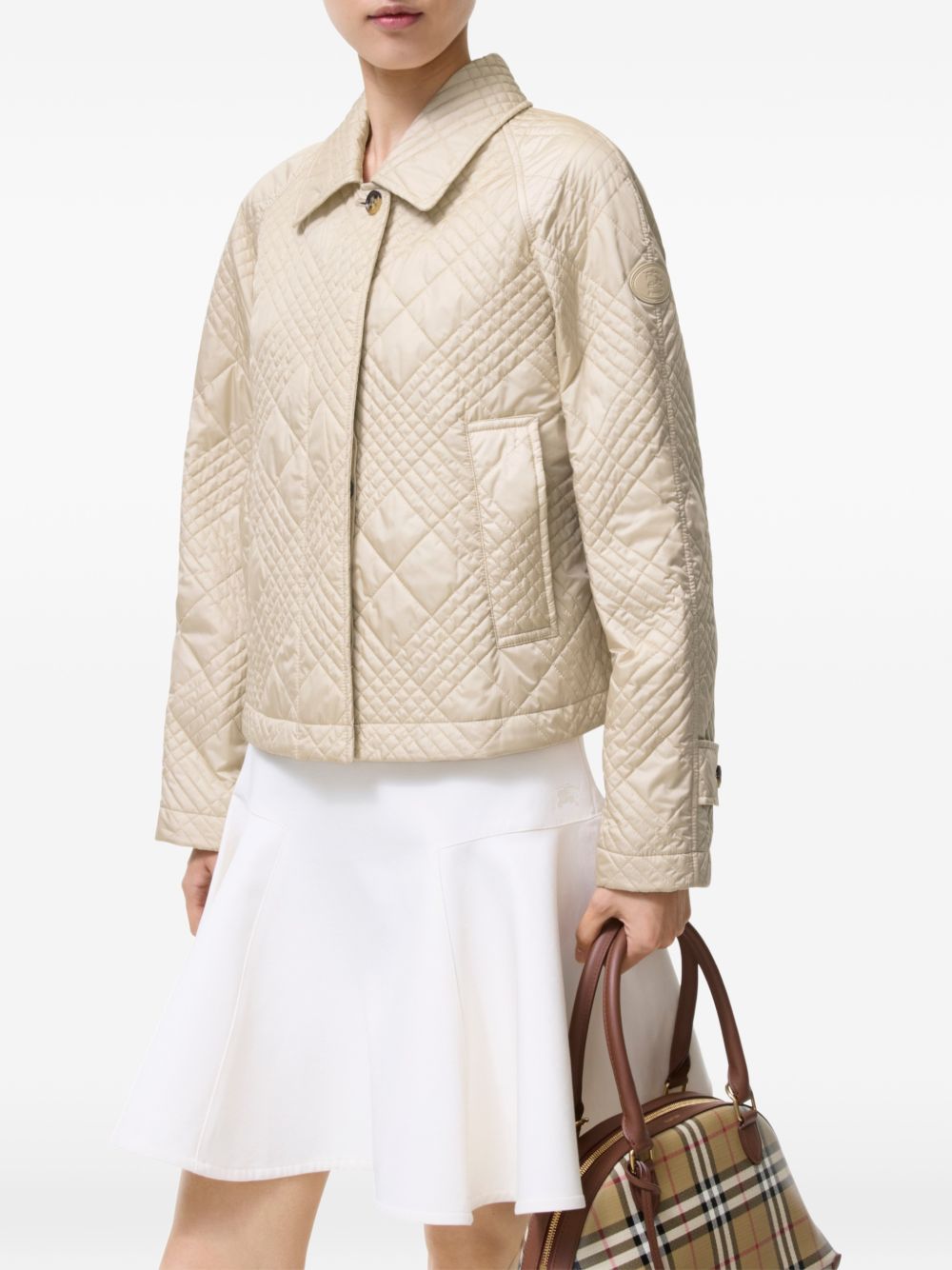 Burberry Women Nylon Quilted Jacket