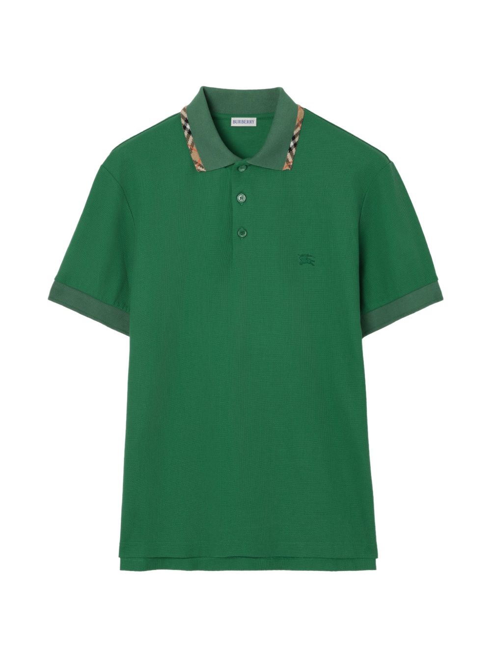 Burberry Men Logo Cotton Polo Shirt