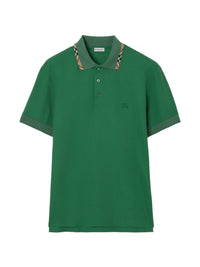 Burberry Men Logo Cotton Polo Shirt