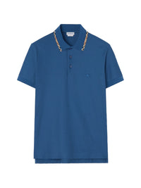 Burberry Men Logo Cotton Polo Shirt
