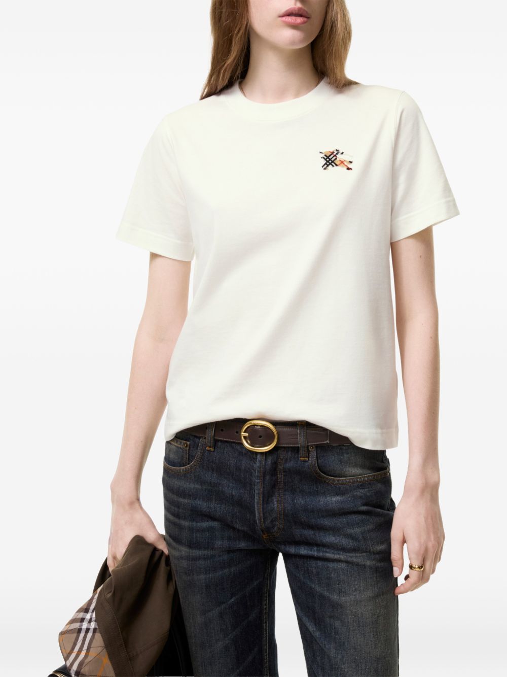 BURBERRY Burberry Women Logo Cotton T-Shirt