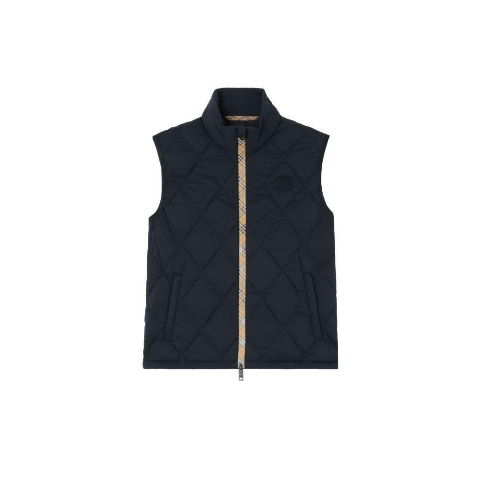 BURBERRY Burberry Men Acresford Quilted Down Vest