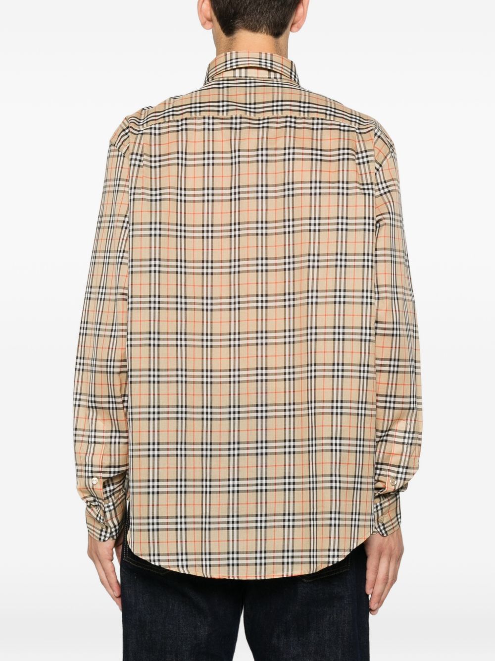 BURBERRY Burberry Men Check Cotton Shirt