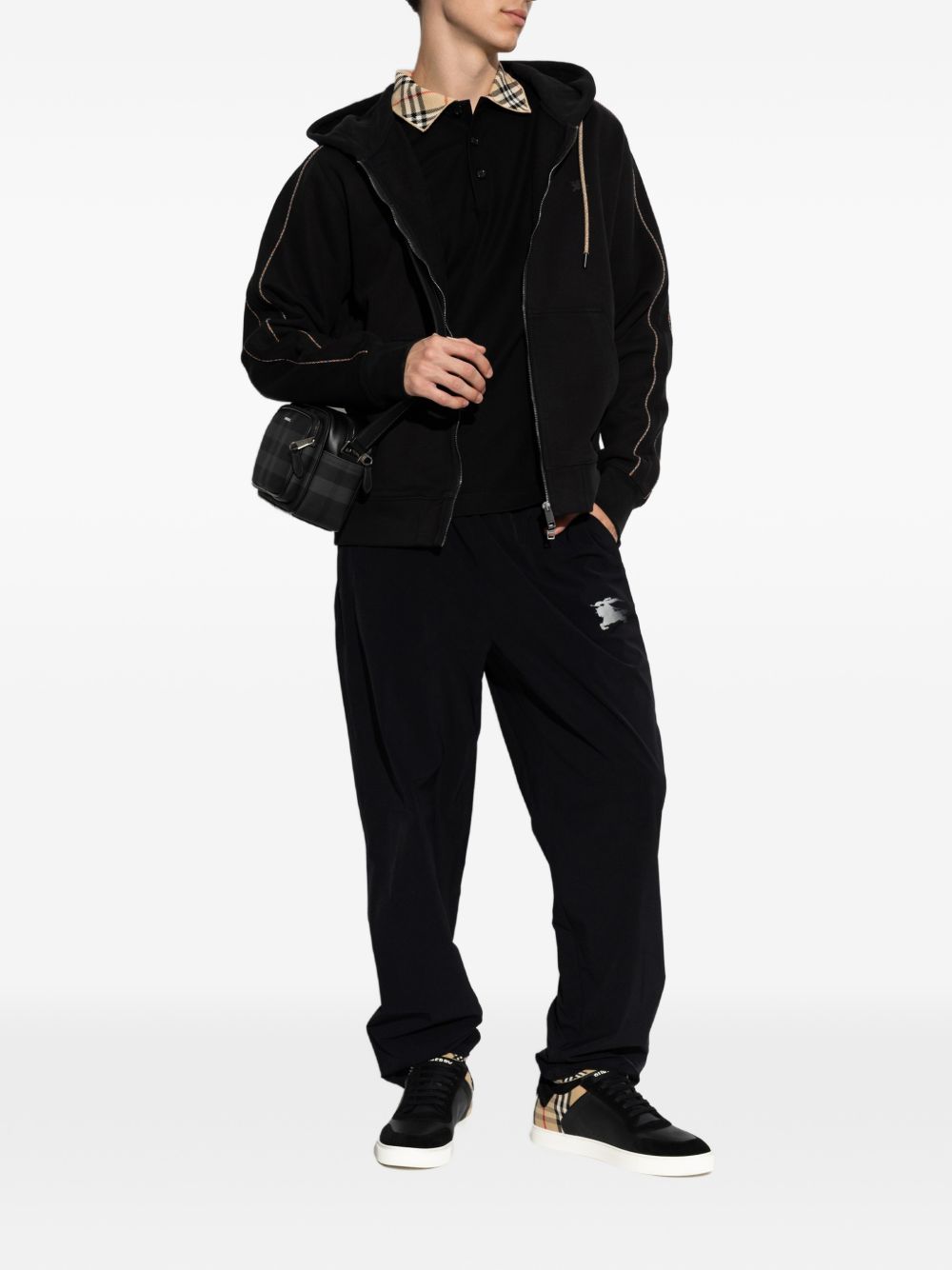 Burberry Men Scott Cotton Hoodie