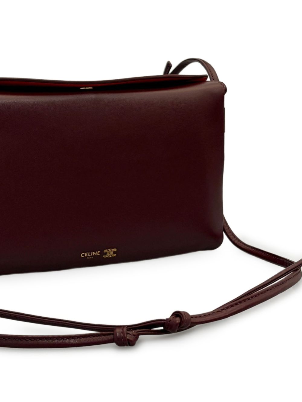 CELINE Celine Women Trio Leather Mini Bag