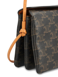 CELINE Celine Women Trio Triomphe Canvas Mini Bag